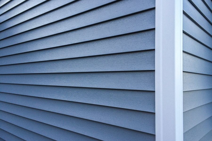 Blue Vinyl Siding
