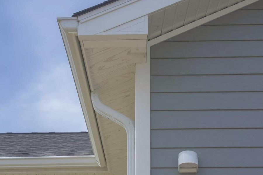 Newly Installed Fascia and Soffit Installation