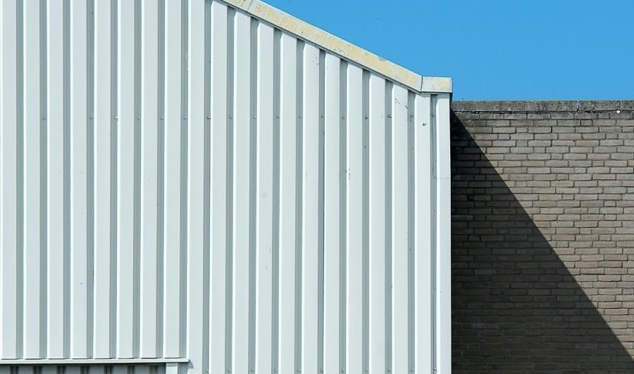 Buildings Metal Walls with Patterns